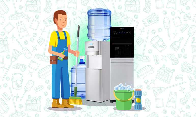 Как почистить кулер для воды самостоятельно в домашних условиях