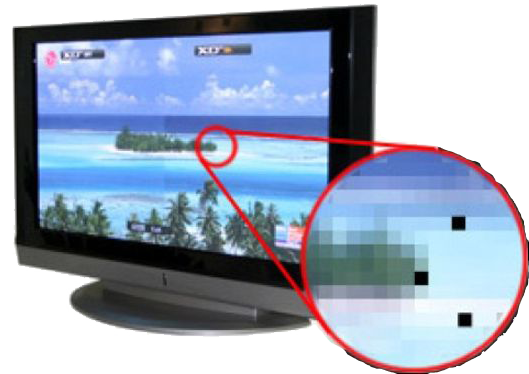Проверка жидкокристаллического телевизора на битые пиксели