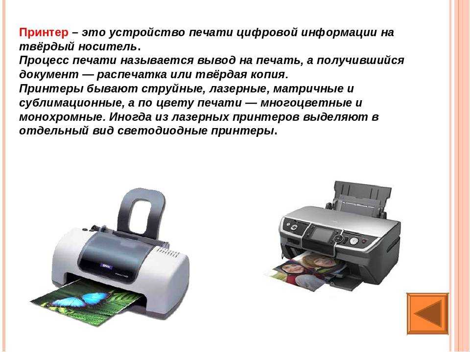 Что такое принтер: виды, какие бывают, устройство работы, характеристики