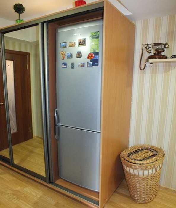 Как закрыть холодильник фасадом - дачный сезон - interior-decors.ru