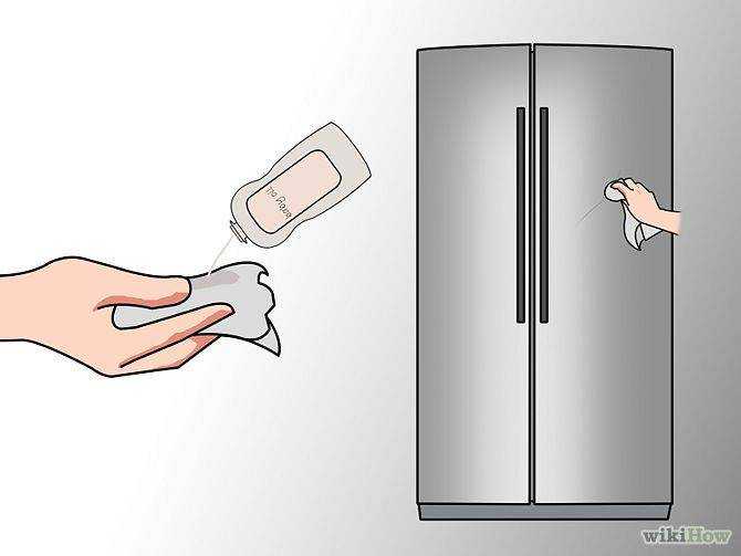 Чем снять и отмыть наклейку с холодильника
