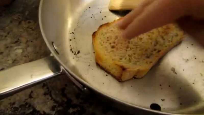 Как сделать тосты без тостера