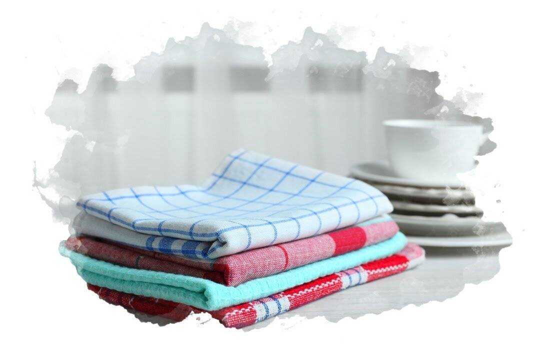 Как отстирать кухонные полотенца: 3 лучших способа