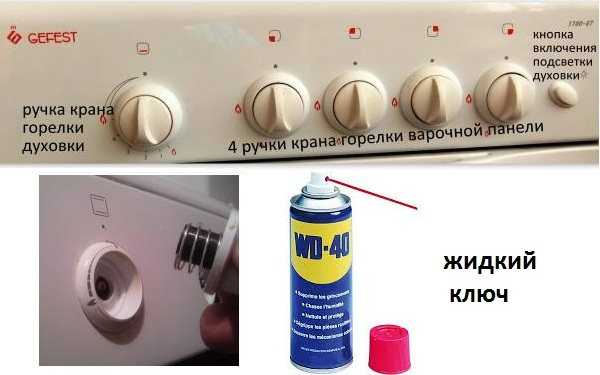 Как снять ручки с газовой плиты: устройство типовой ручки + что делать, если они не снимаются