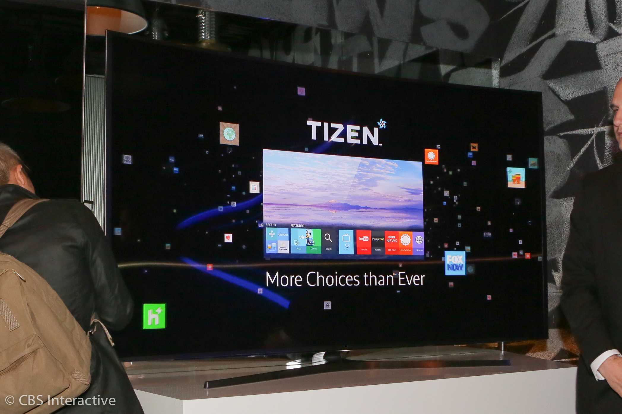 Операционная система смарт телевизора лучшее. Tizen Samsung Smart TV. ОС Tizen Samsung Smart TV. Samsung Smart TV Tizen телевизор. Платформа Smart TV Tizen на телевизоре самсунг.