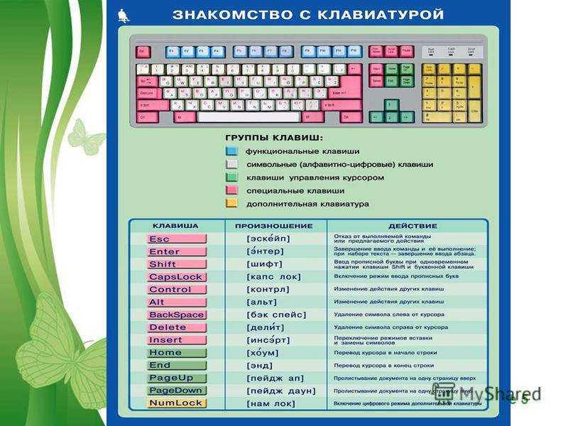 Назначение клавиш клавиатуры ноутбука и компьютера - описание